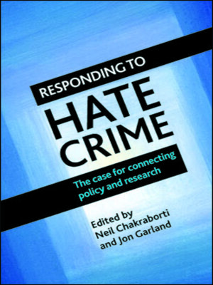 cover image of Responding to Hate Crime